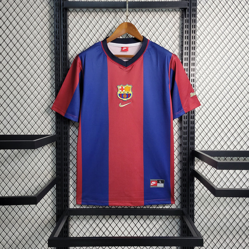 FC Barcelona 1998/99 Vintage Retro Home Jersey
