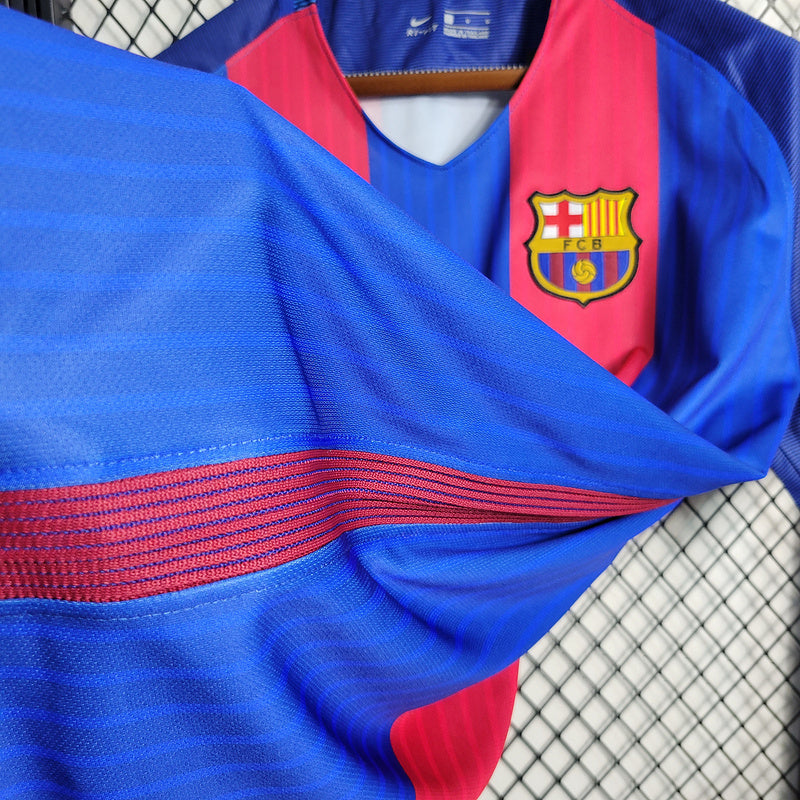 FC Barcelona 2016/17 Vintage Retro Home Jersey
