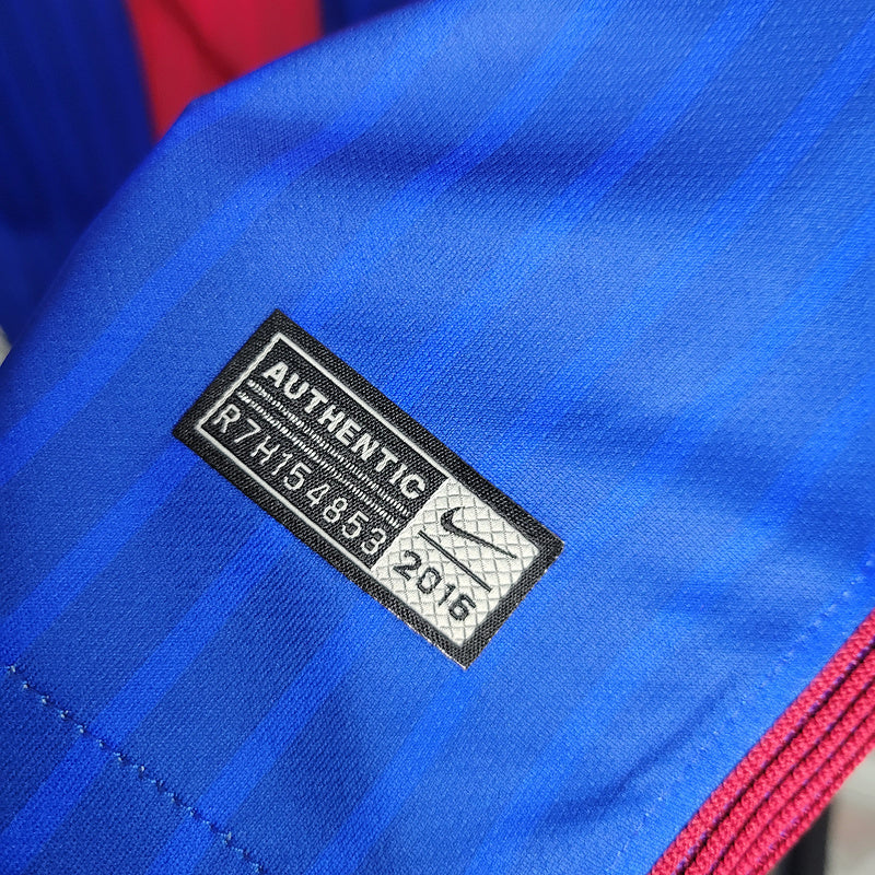 FC Barcelona 2016/17 Vintage Retro Home Jersey