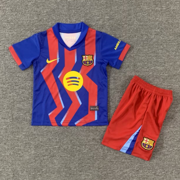 FC Barcelona 25/26 4th Away Kids Jersey Set