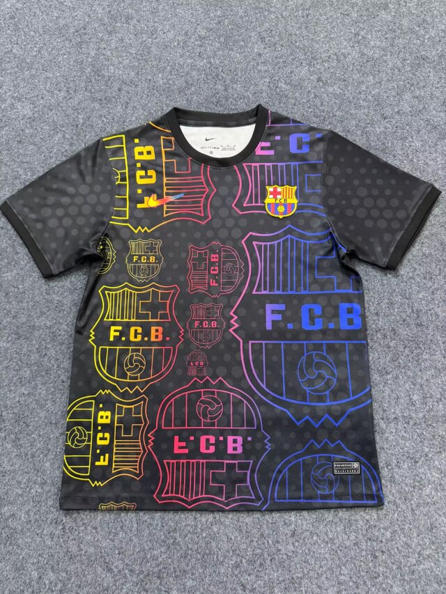 FC Barcelona 25/26 Black and Blue Training Jersey - Concept Kits