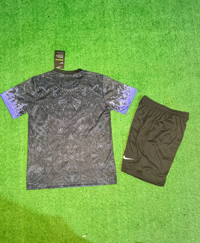 FC Barcelona 25/26 Black/Purple Kids Jersey Set