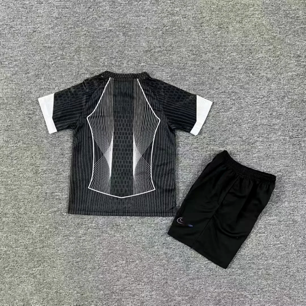 FC Barcelona 25/26 Black/White Special Kids Jersey Set