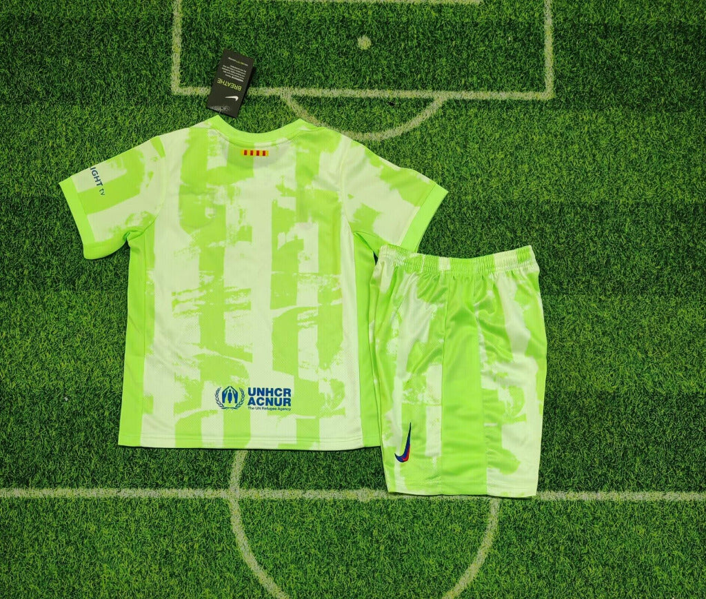 FC Barcelona 25/26 Green Special Version Kids Kit - Concept Kits
