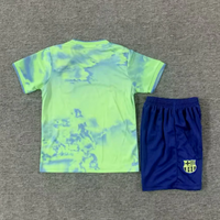 FC Barcelona 25/26 Green Third Stadium Kids Jersey Set