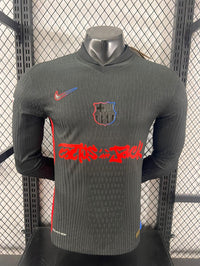 FC Barcelona 25/26 Home Player Version Gray Jersey