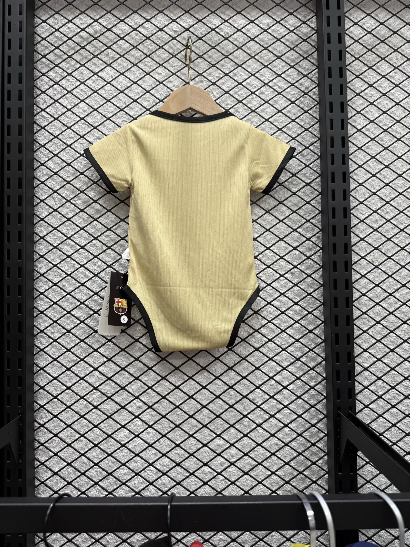 FC Barcelona 25/26 Light Yellow Gold Away Bodysuit