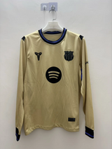 FC Barcelona 25/26 Light Yellow Gold Away Long Sleeve Jersey