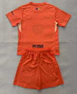 FC Barcelona 25/26 Orange Goalkeeper Kids Jersey Set