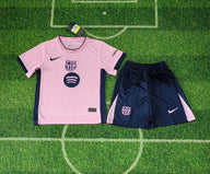 FC Barcelona 25/26 Pink/Navy Kids Jersey Set