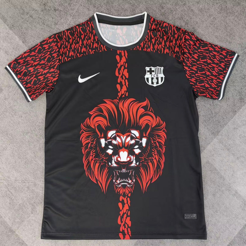 FC Barcelona 25/26 Red/Black Lion Graphic Special Edition Jersey - Concept Kits