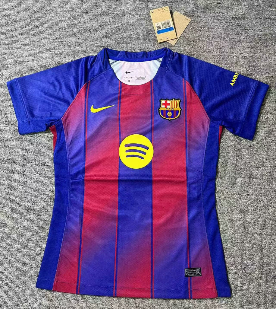 FC Barcelona 25/26 Red Blue Home Women Jersey