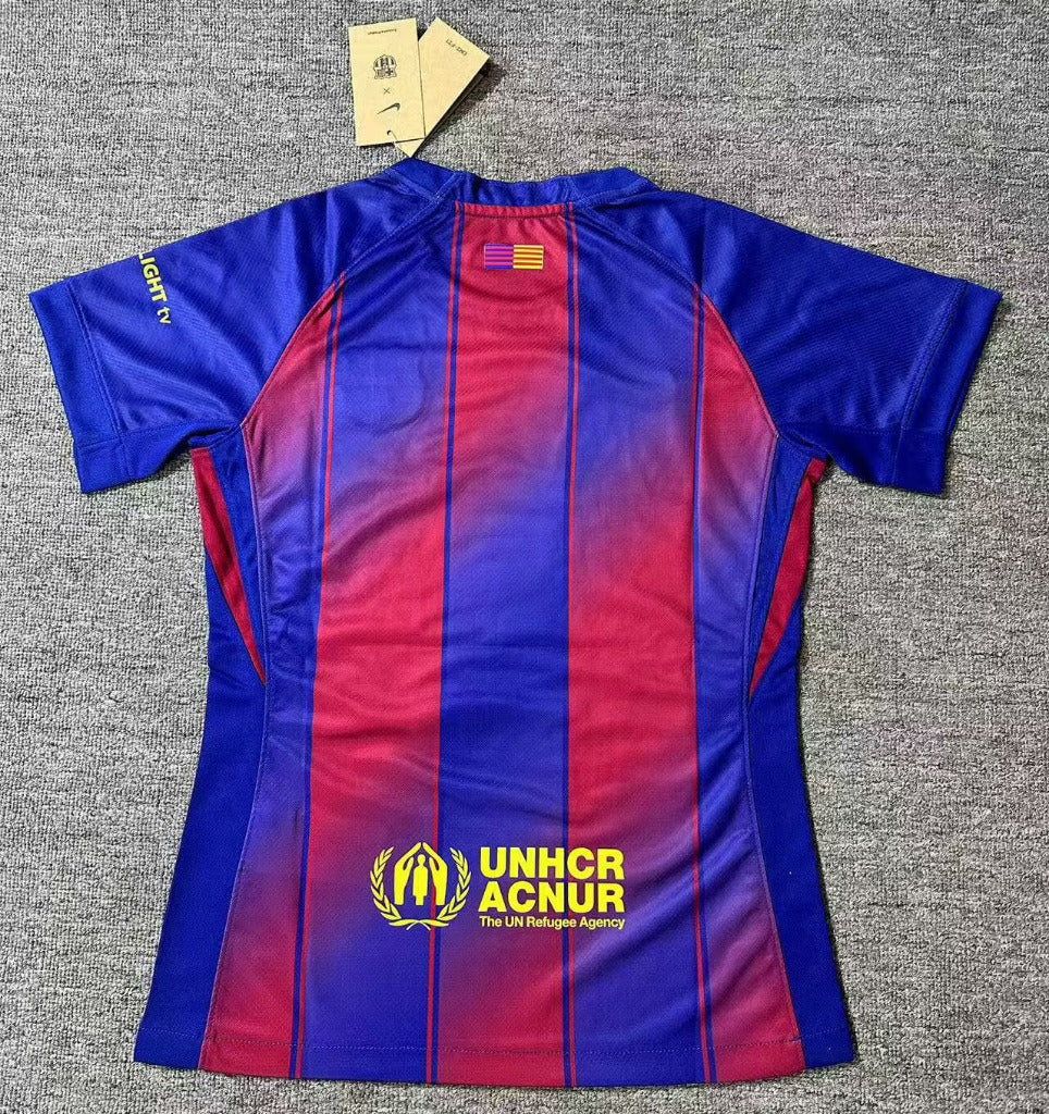 FC Barcelona 25/26 Red Blue Home Women Jersey