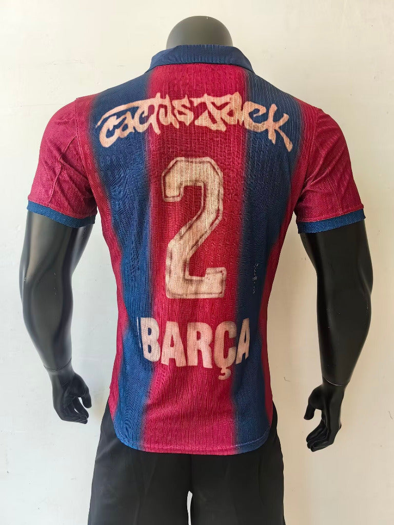 FC Barcelona 25/26 Retro Style Co-branded Version Jersey