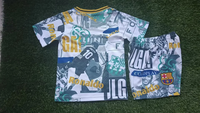 FC Barcelona 25/26 Ronaldinho Special Kids Jersey Set