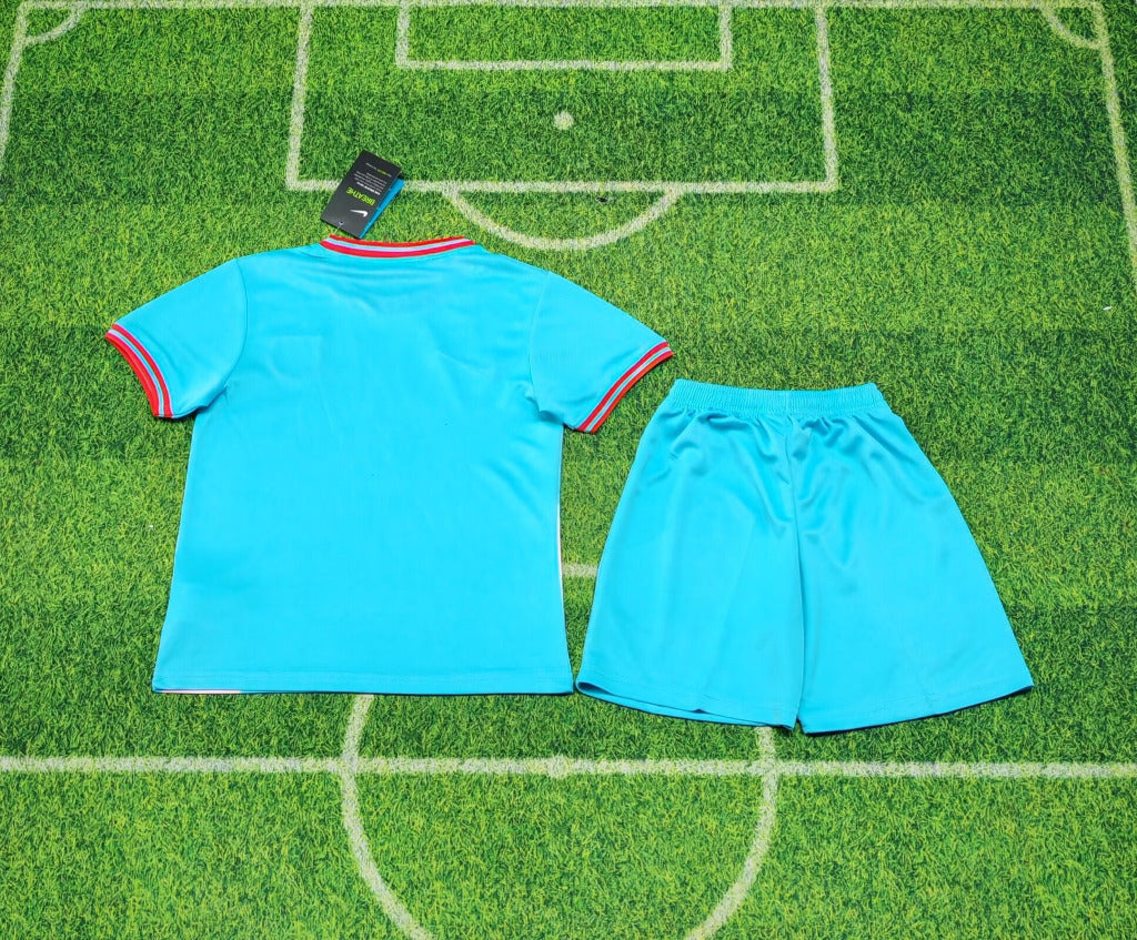 FC Barcelona 25/26 Special Light Blue Kids Jersey Set