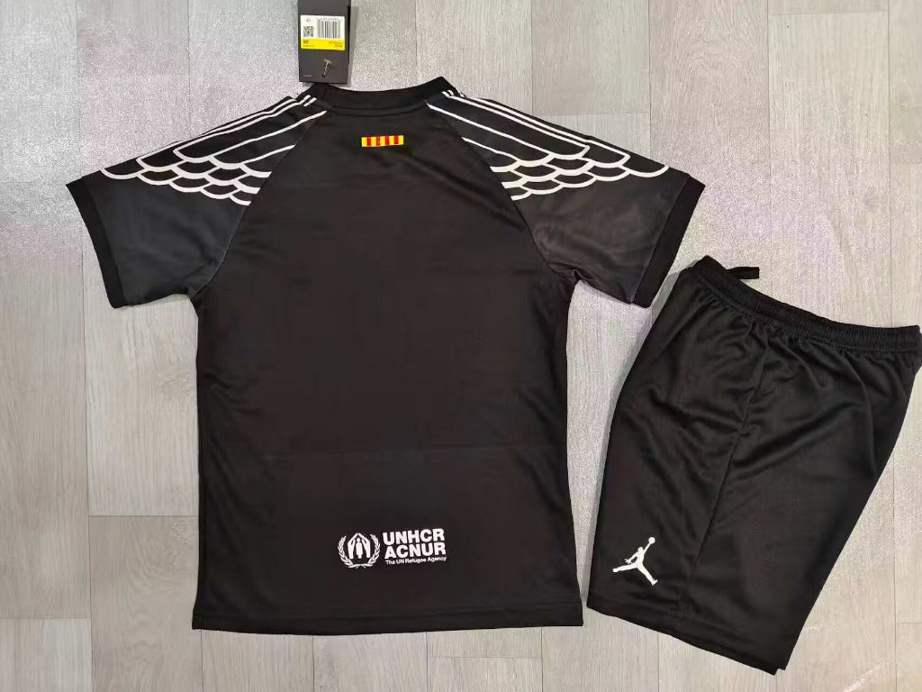 FC Barcelona 25/26 Travis Scott Home Kids Jersey Set