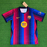 FC Barcelona 26/27 Blue/Red Stripes Home Jersey