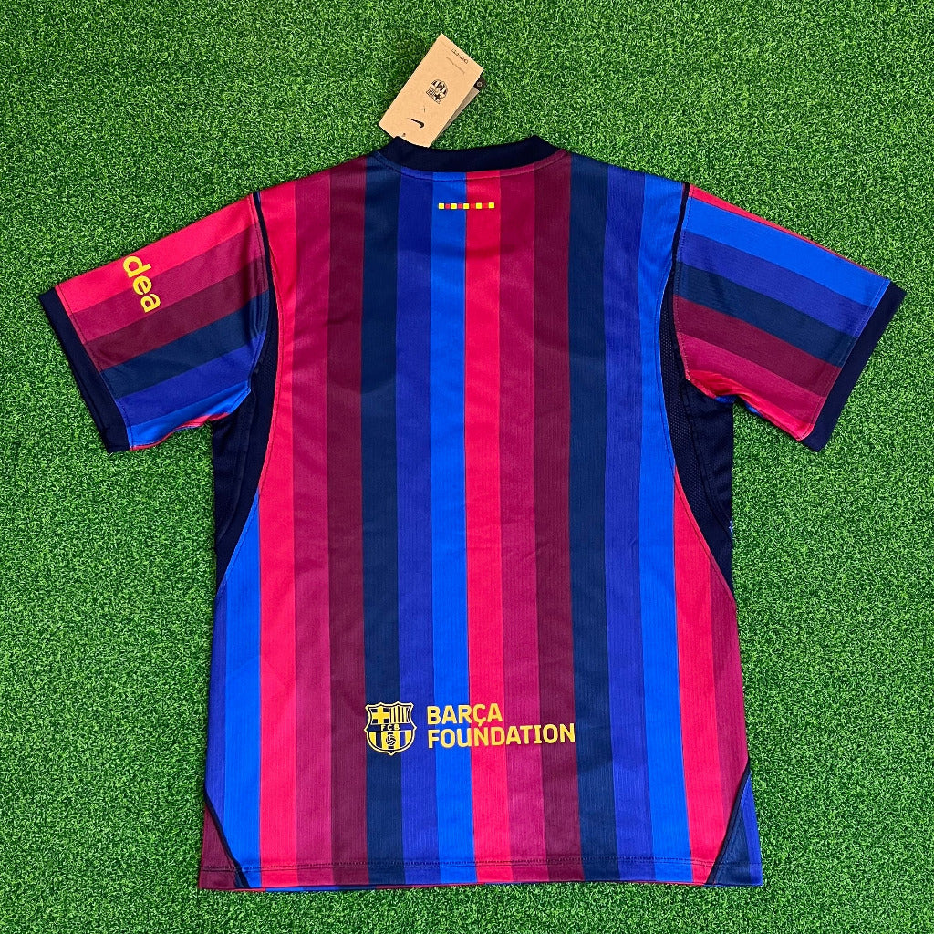FC Barcelona 26/27 Blue/Red Stripes Home Jersey