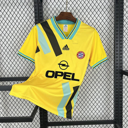 FC Bayern Munich 1993/95 Vintage Retro Yellow Away Jersey