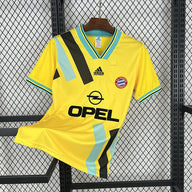FC Bayern Munich 1993/95 Vintage Retro Yellow Away Jersey