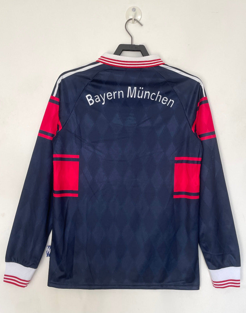FC Bayern Munich 1997/99 Vintage Retro Home Long Sleeve Jersey - Concept Kits