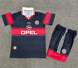 FC Bayern Munich 1997/99 Vintage Retro Home Kids Jersey Set