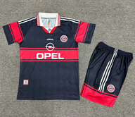 FC Bayern Munich 1997/99 Vintage Retro Home Kids Jersey Set