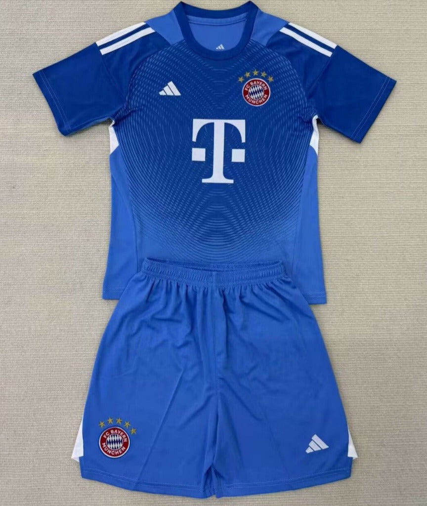 FC Bayern Munich 25/26 Goalkeeper Blue Kids Kit - Concept Kits
