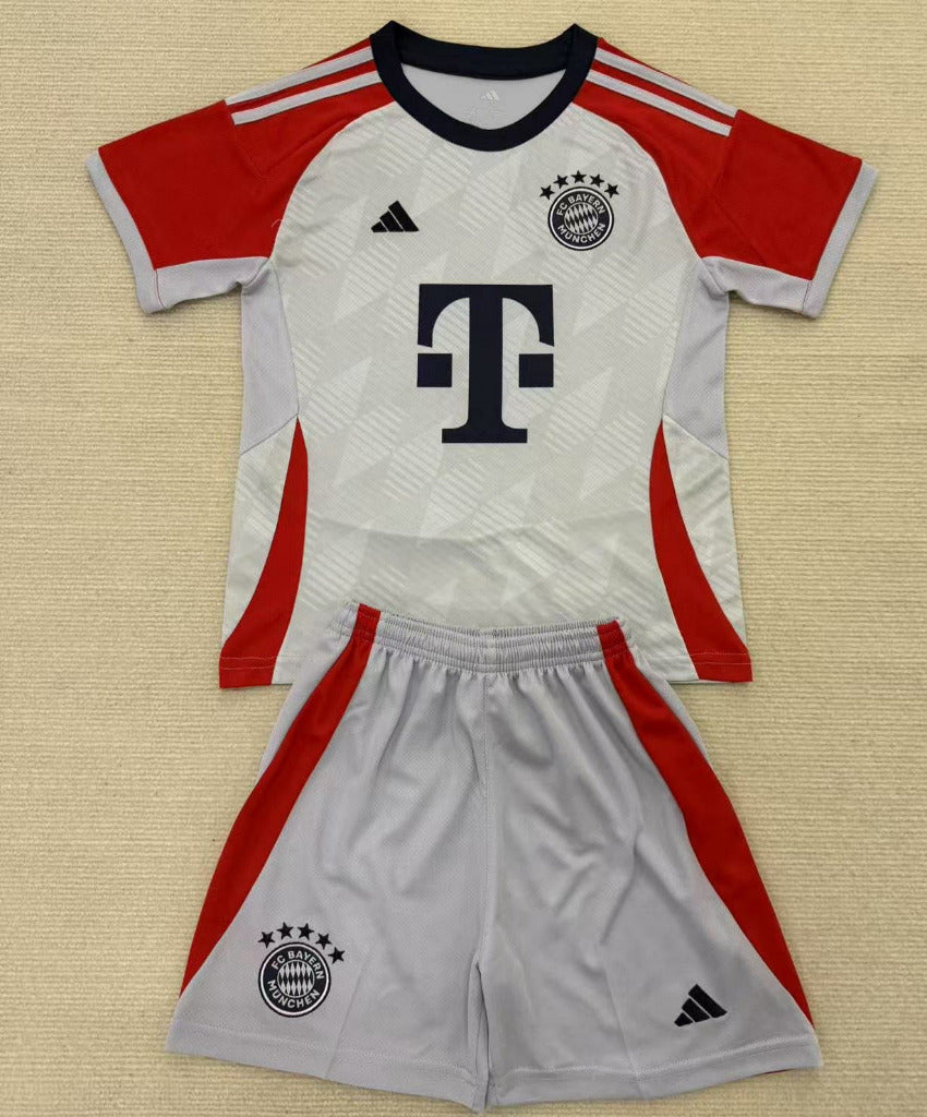 FC Bayern Munich 25/26 Goalkeeper White Kids Kit - Concept Kits