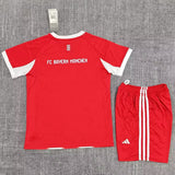FC Bayern Munich 25/26 Red Home Kids Jersey Set