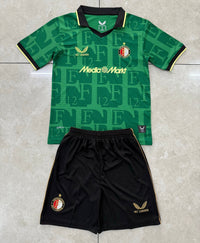 Feyenoord 25/26 Green 4rd Kids Jersey Set