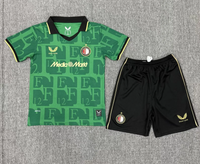 Feyenoord 25/26 Green 4rd Kids Jersey Set
