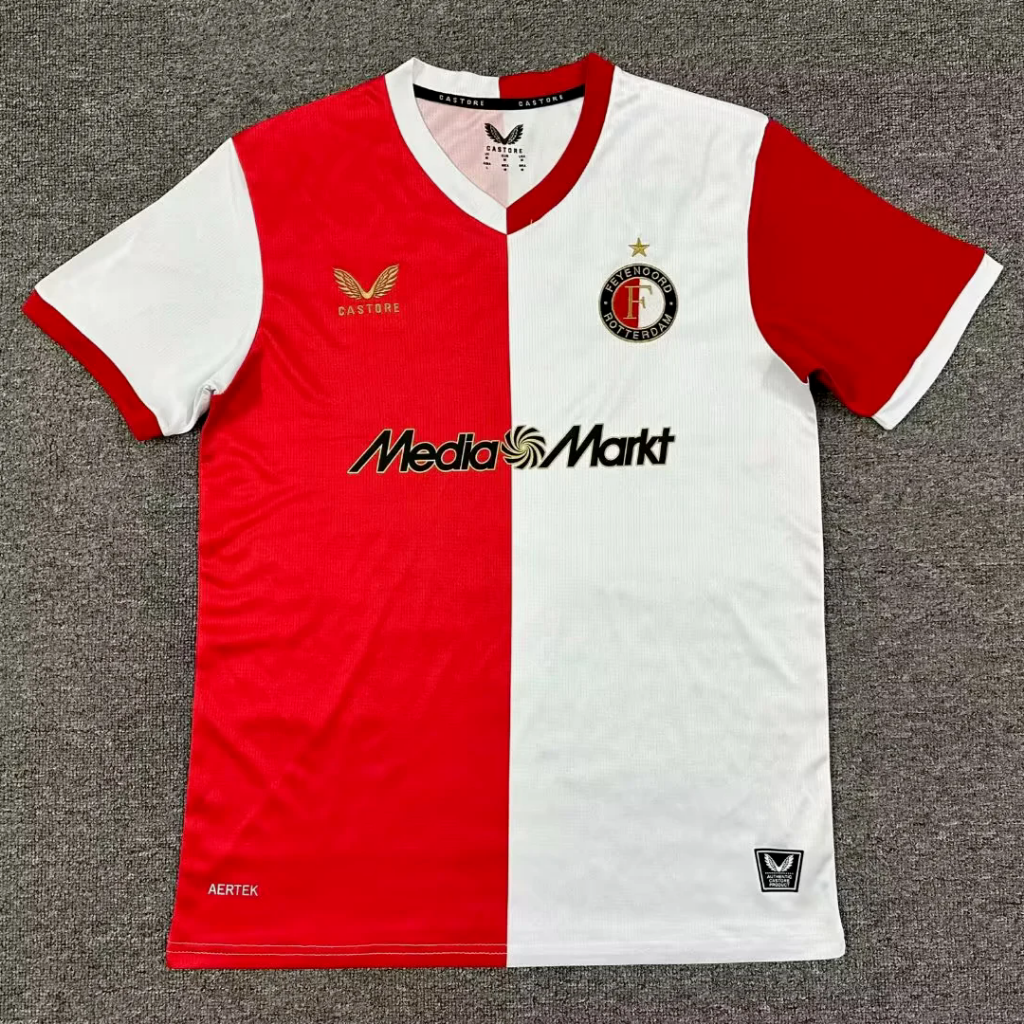 Feyenoord 25/26 Red/White Home Jersey