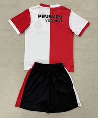 Feyenoord 25/26 Red/White Home Kids Jersey Set