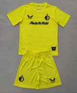 Feyenoord 25/26 Yellow Goalkeeper Kids Jersey Set