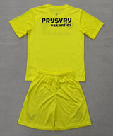 Feyenoord 25/26 Yellow Goalkeeper Kids Jersey Set