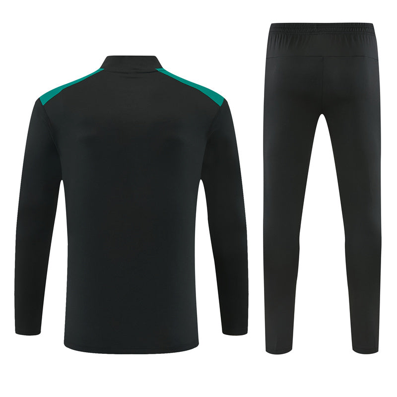 Feyenoord 26/27 Black and Green Training Tracksuit Set