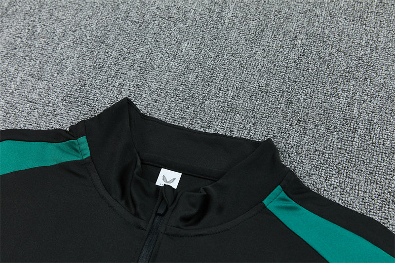 Feyenoord 26/27 Black and Green Training Tracksuit Set