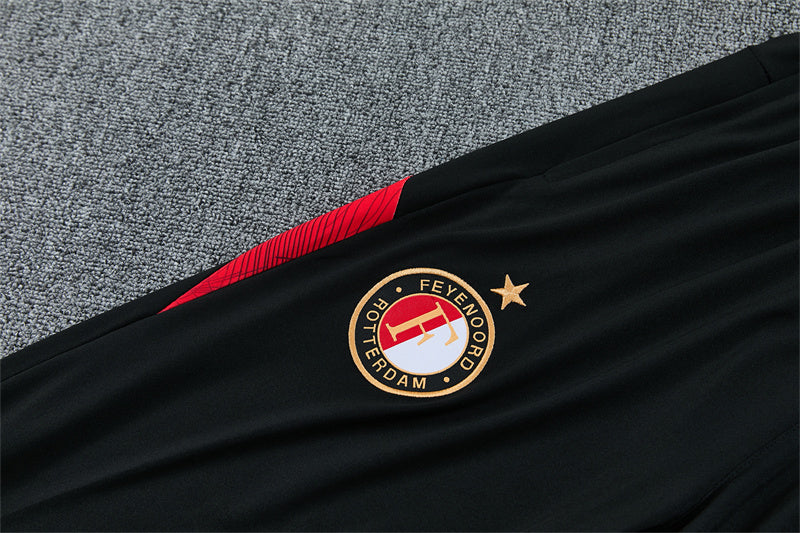 Feyenoord 26/27 Black and Red Camouflage Training Tracksuit Set
