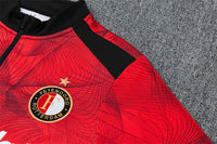 Feyenoord 26/27 Black and Red Camouflage Training Tracksuit Set