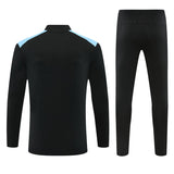 Feyenoord 26/27 Black with Light Blue Training Tracksuit Set