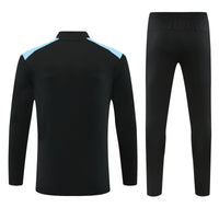 Feyenoord 26/27 Black with Light Blue Training Tracksuit Set