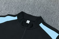 Feyenoord 26/27 Black with Light Blue Training Tracksuit Set