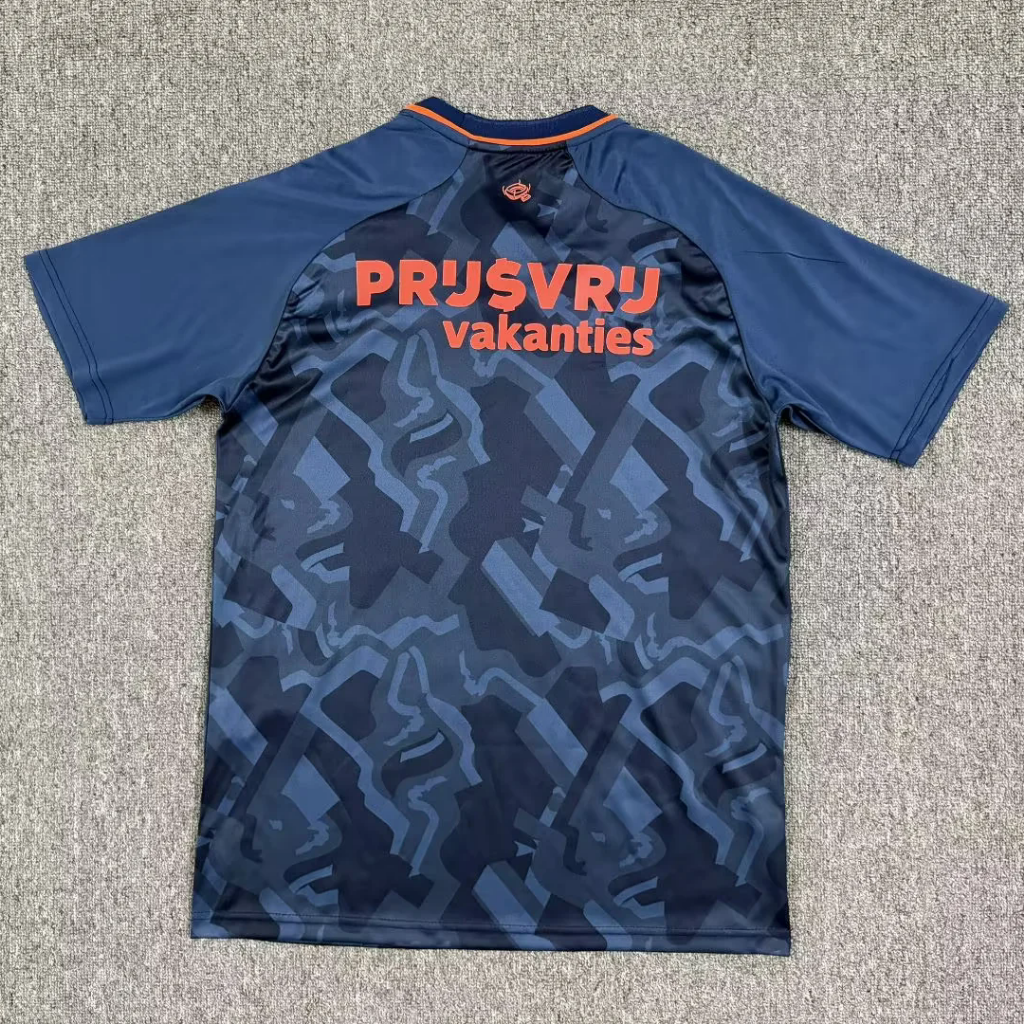 Feyenoord 26/27 Blue Graphic/Orange Third Jersey