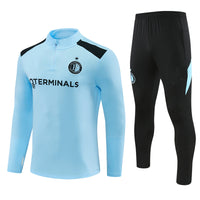 Feyenoord 26/27 Light Blue/Black Training Tracksuit Set