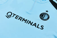 Feyenoord 26/27 Light Blue/Black Training Tracksuit Set