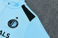 Feyenoord 26/27 Light Blue/Black Training Tracksuit Set