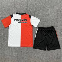 Feyenoord 26/27 Red/White/Black Home Kids Jersey Set