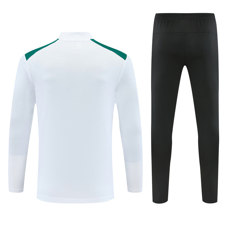 Feyenoord 26/27 White/Green/Black Training Tracksuit Set